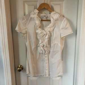 Cotton Ruffled Blouse